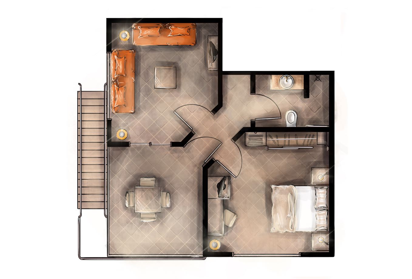 Villa Family Room 2