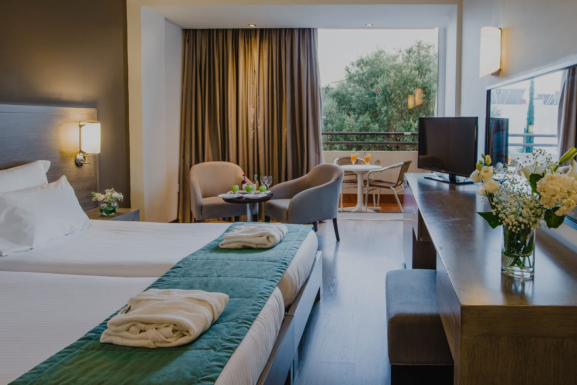 Deluxe Twin Room Inland View 2